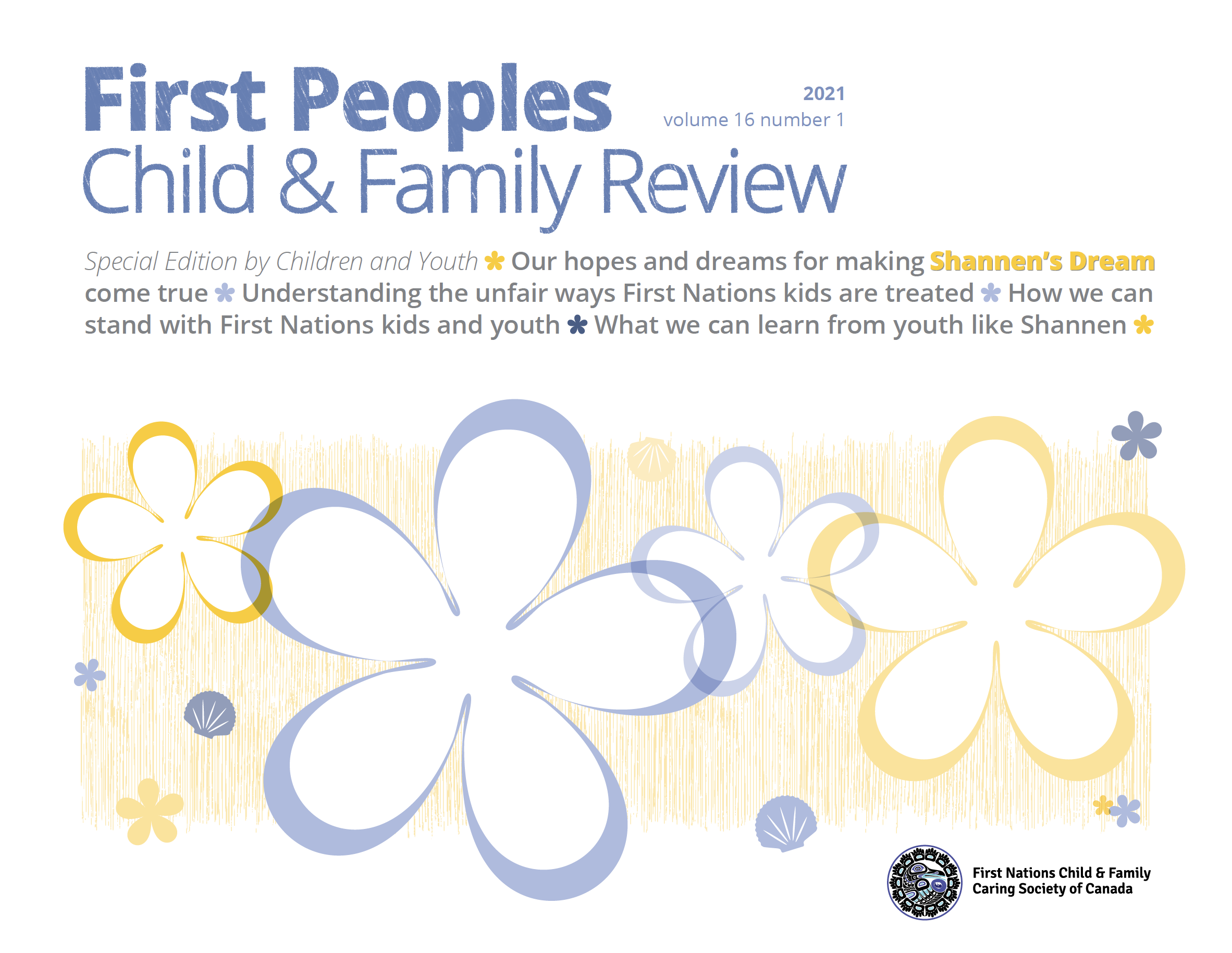 Volume 16, Issue 1 (2021) of the First Peoples Child & Family Review